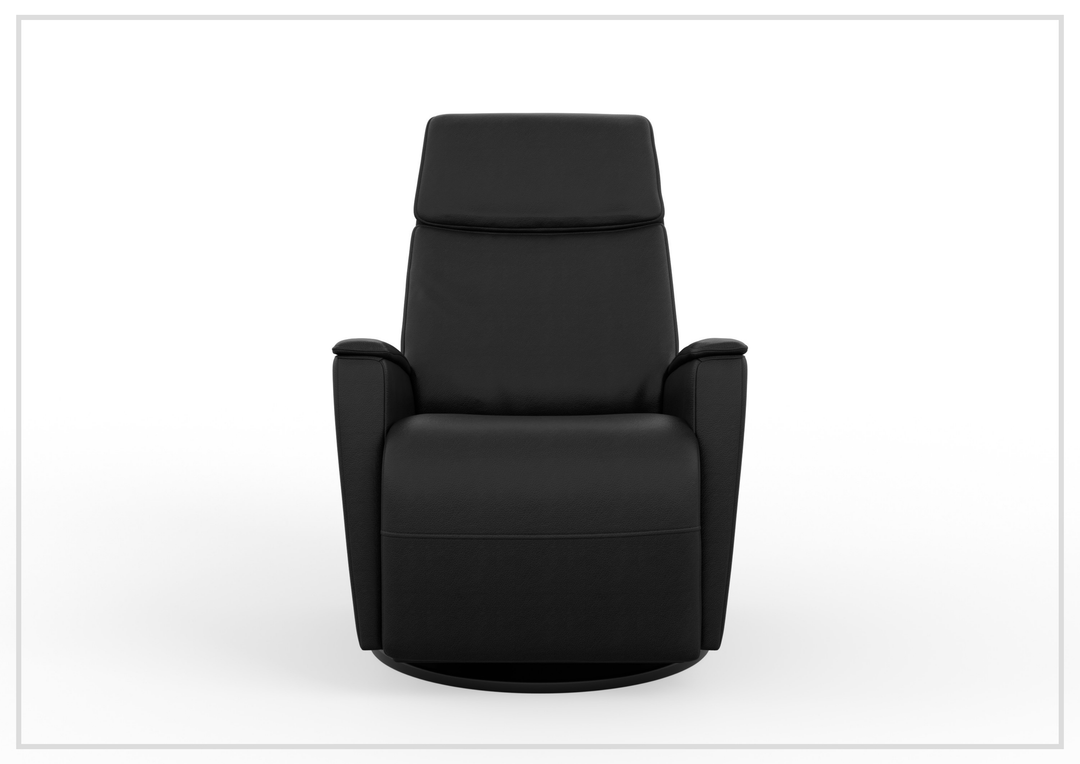 Crown Leather Recliner Chair | Swing Base | Fjords