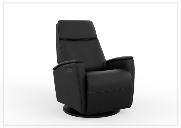 Crown Leather Recliner Chair | Swing Base | Fjords