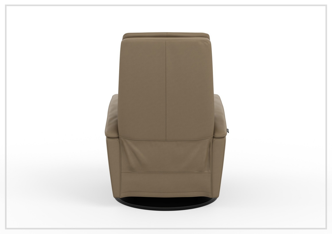 Crown Leather Recliner Chair | Swing Base | Fjords