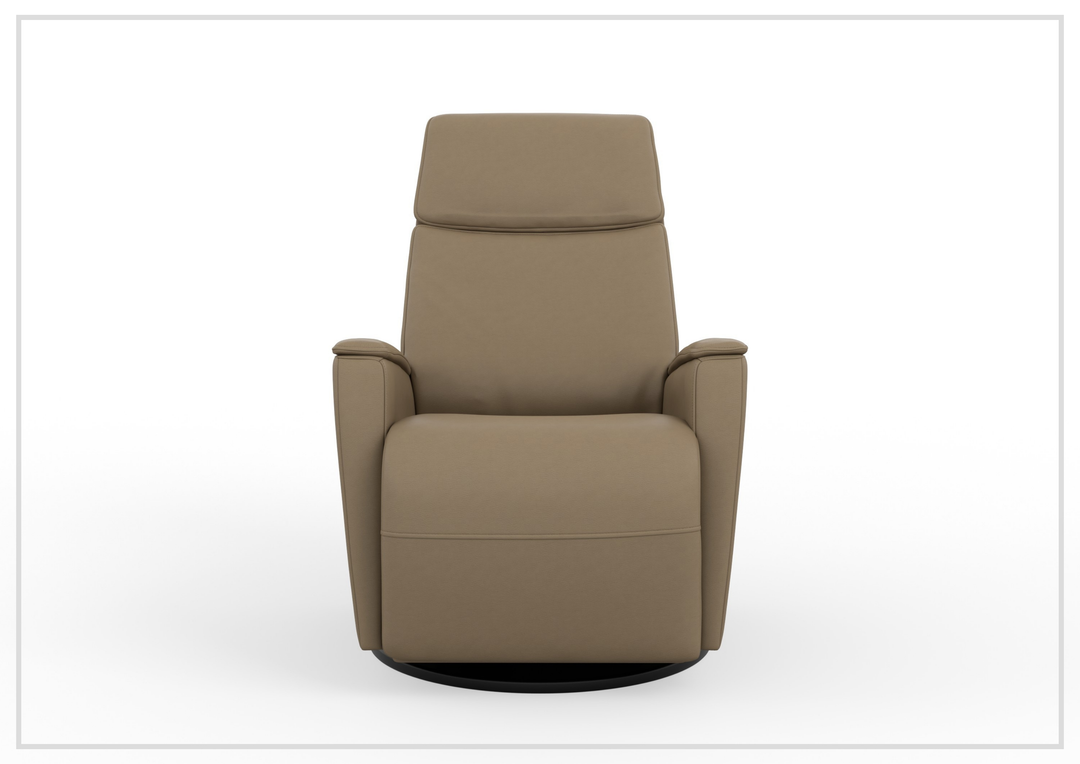 Crown Leather Recliner Chair | Swing Base | Fjords