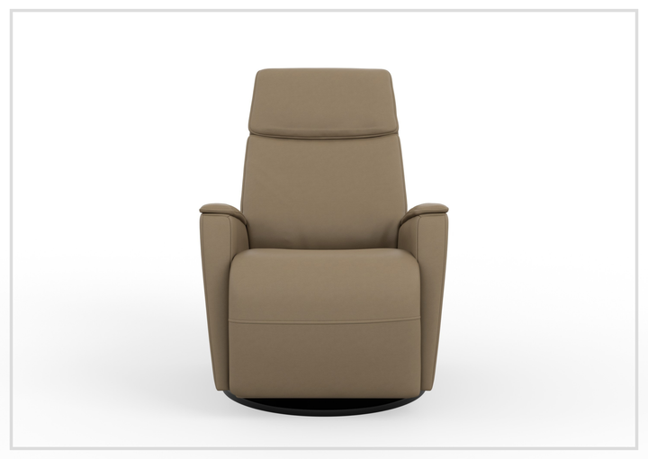 Crown Leather Recliner Chair | Swing Base | Fjords