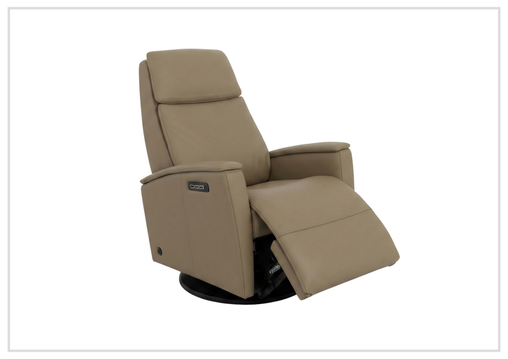 Crown Leather Recliner Chair | Swing Base | Fjords