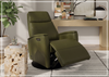 Crown Leather Recliner Chair | Swing Base | Fjords