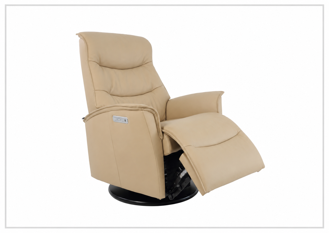 Dallas Relaxer Leather Recliner Chair | Swing  Base | Fjords
