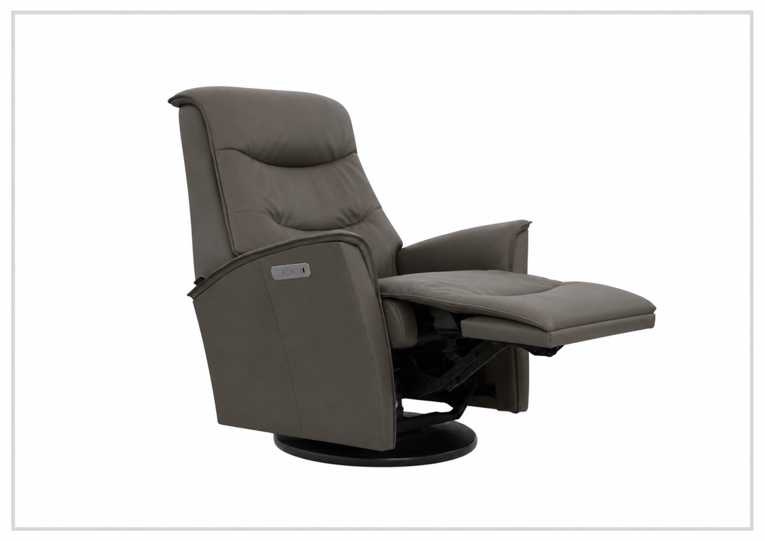 Dallas Relaxer Leather Recliner Chair | Swing  Base | Fjords