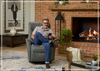 Dallas Relaxer Leather Recliner Chair | Swing  Base | Fjords