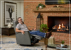 Dallas Relaxer Leather Recliner Chair | Swing  Base | Fjords