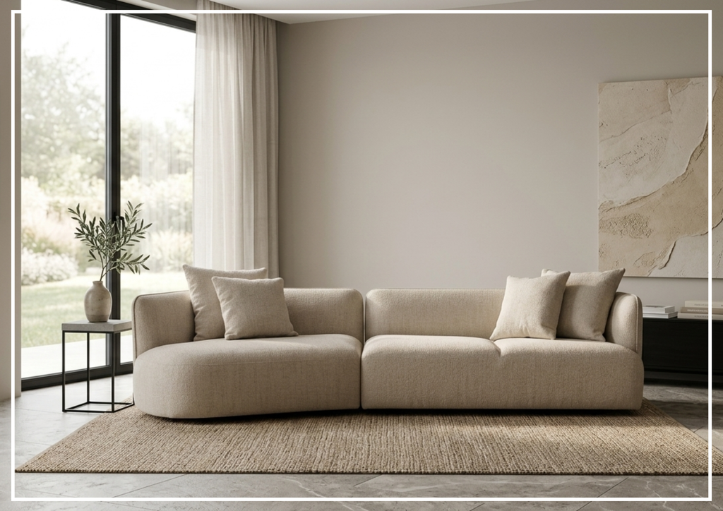 Danica Fabric U-shaped Sectional | Accent Pillows | Universal Furniture - Jennihome
