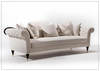 Elegant Dantone 3-Seater Sofa with Classic Tufted Rolled Arms -  Jennihome