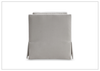 Delaney Fabric Swivel Chair | Sloped Arms | Skirted Base | Bernhardt - Jennihome