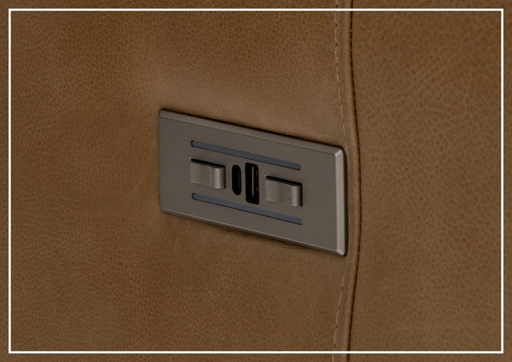 Dillon Leather Power Recliner | Power Footrest & USB Port | Bernhardt-Jennihome