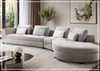Divanoir Modular Curved Sectional Sofa | With Chaise | Gio Italia - Jennihome