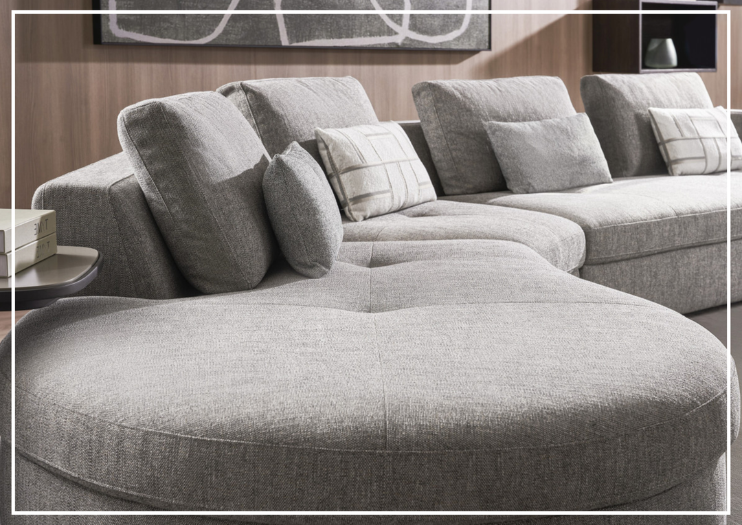 Divanoir Modular Curved Sectional Sofa | With Chaise | Gio Italia - Jennihome