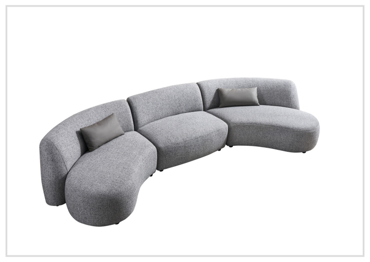 Dovelle Curved Modular Sectional Sofa | Contemporary Design | Gio Italia-Jennihome
