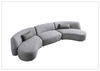 Dovelle Curved Modular Sectional Sofa | Contemporary Design | Gio Italia-Jennihome