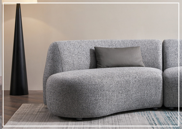 Dovelle Curved Modular Sectional Sofa | Contemporary Design | Gio Italia-Jennihome