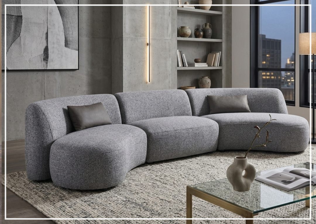Dovelle Curved Modular Sectional Sofa | Contemporary Design | Gio Italia-Jennihome