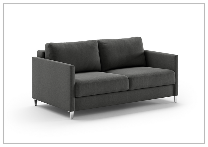 Luonto Elfin Fabric Queen Sleeper Sofa with Chrome or Wood Legs