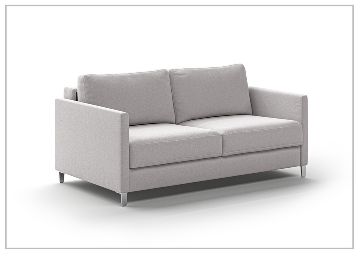 Luonto Elfin Fabric Queen Sleeper Sofa with Chrome or Wood Legs