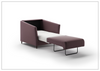 Erika Chair Cot Fabric Sofa Sleeper with Nest Mechanism