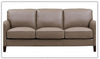 Laguna Leather Living Room Set with Elegant Rolled Arms