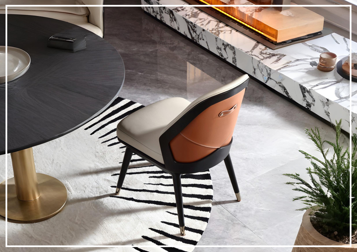 Eclisse Dining Chair | Beige Finish | Klaussner-Jennihome