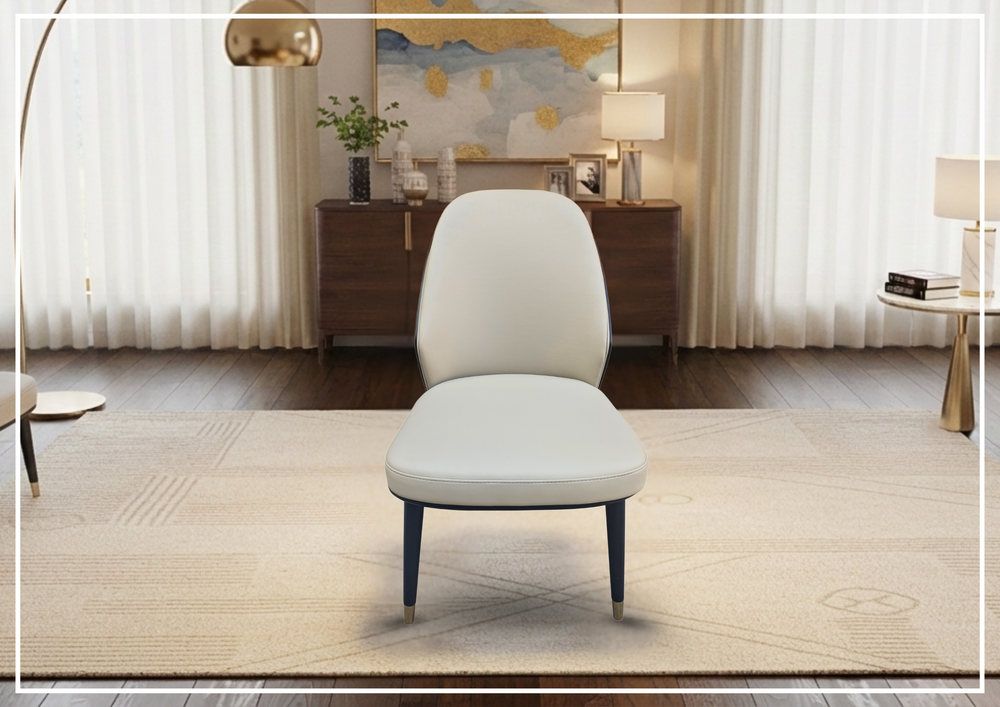 Eclisse Dining Chair | Beige Finish | Klaussner-Jennihome