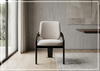 Elan Oriana Fabric Chair | In White | Klaussner - Jennihome