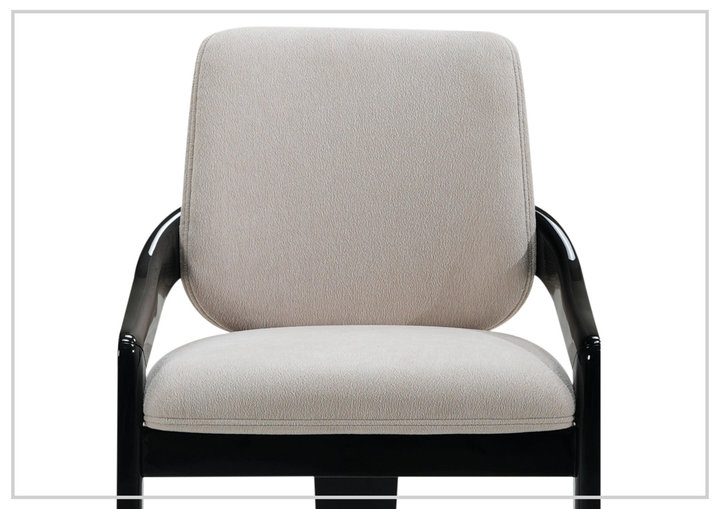 Elan Oriana Fabric Chair | In White | Klaussner - Jennihome