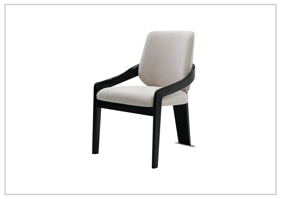 Elan Oriana Fabric Chair | In White | Klaussner - Jennihome