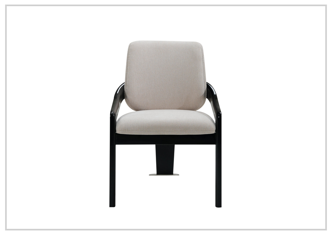 Elan Oriana Fabric Chair | In White | Klaussner - Jennihome