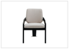 Elan Oriana Fabric Chair | In White | Klaussner - Jennihome