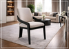Elan Oriana Fabric Chair | In White | Klaussner - Jennihome