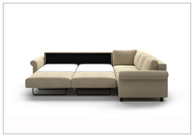 Luonto Flex King Size Sectional Sleeper Sofa in Beige