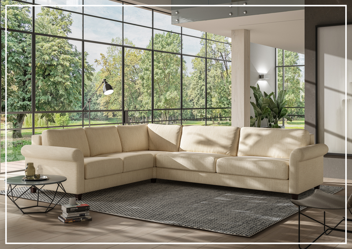 Luonto Flex King Size Sectional Sleeper Sofa in Beige