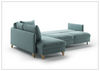 Luonto Flipper L-shaped Fabric Sectional with Storage (RHF Chaise)