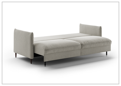 Luonto Flipper Gray Fabric Full-XL Sleeper Sofa With Storage