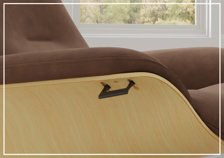 Falcon Manual Recliner Chair | Swivel Base | Footstool | Fjords - Jennihome