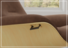 Falcon Manual Recliner Chair | Swivel Base | Footstool | Fjords - Jennihome