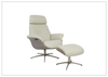Falcon Manual Recliner Chair | Swivel Base | Footstool | Fjords