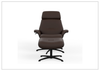 Falcon Manual Recliner Chair | Swivel Base | Footstool | Fjords