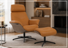 Falcon Manual Recliner Chair | Swivel Base | Footstool | Fjords - Jennihome