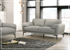 Falencia Leather Loveseat Sofa | Deep Seating | Contemporary | Gio Italia - Jennihome