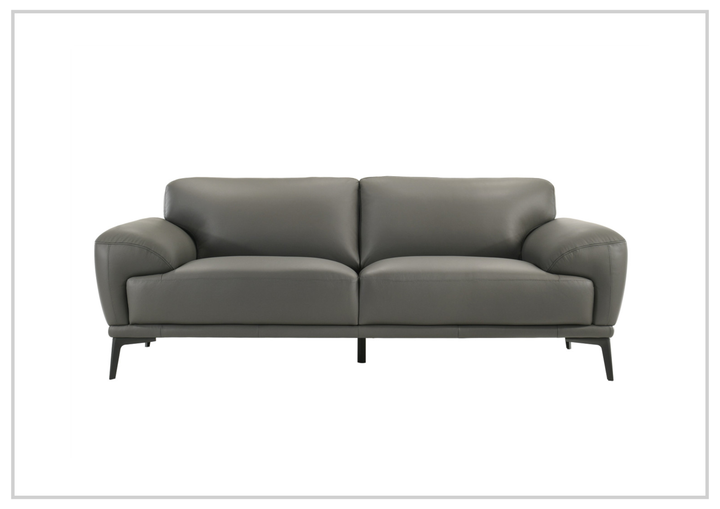 Falencia Leather Loveseat Sofa | Deep Seating | Contemporary | Gio Italia - Jennihome