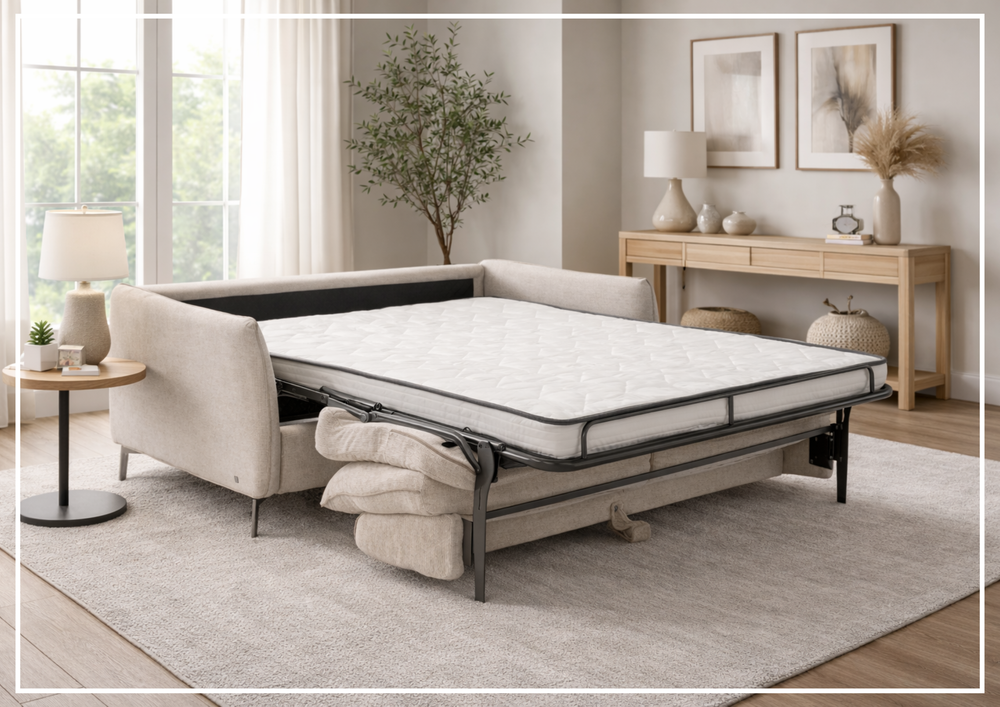 Firro Italia Fabric | 2 Seater Sleeper Sofa |  Klaussner - Jennihome