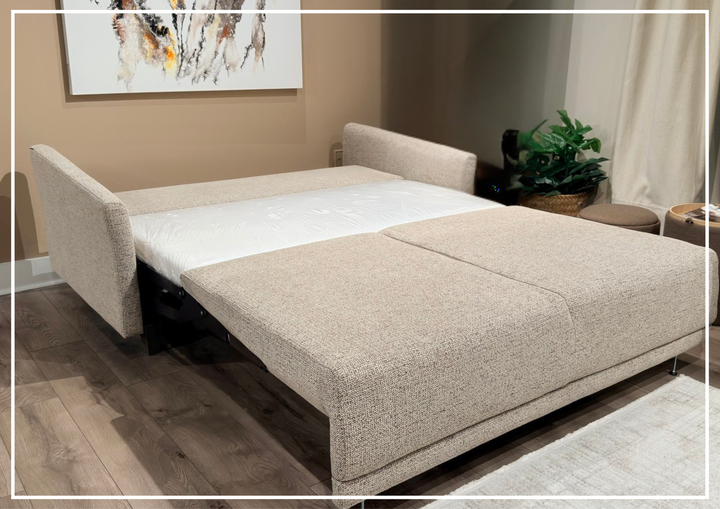 Hanna Fabric Queen | Sleeper Sofa With Split Mattress | Fjords-Jennihome