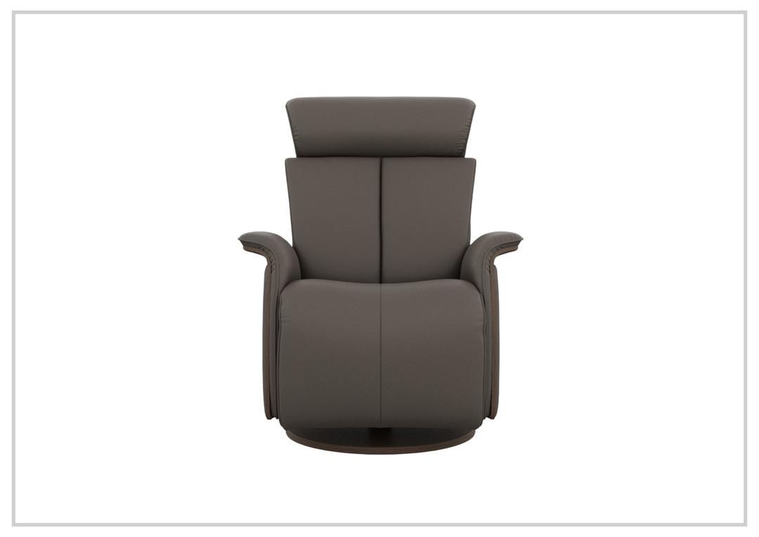 Fjords Jewel Leather Recliner with Swivel and Gliding Function