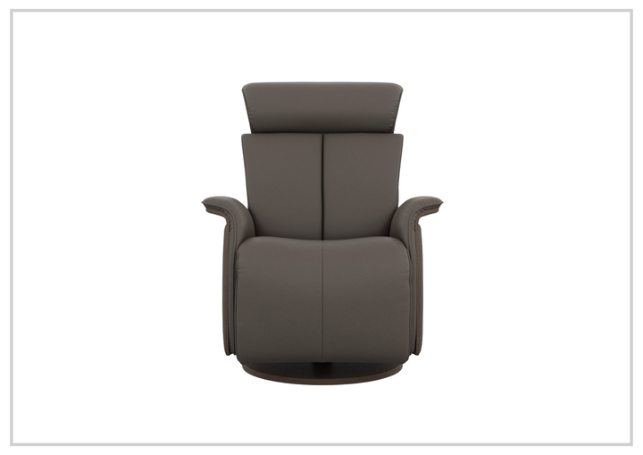 Fjords Jewel Leather Recliner with Swivel and Gliding Function