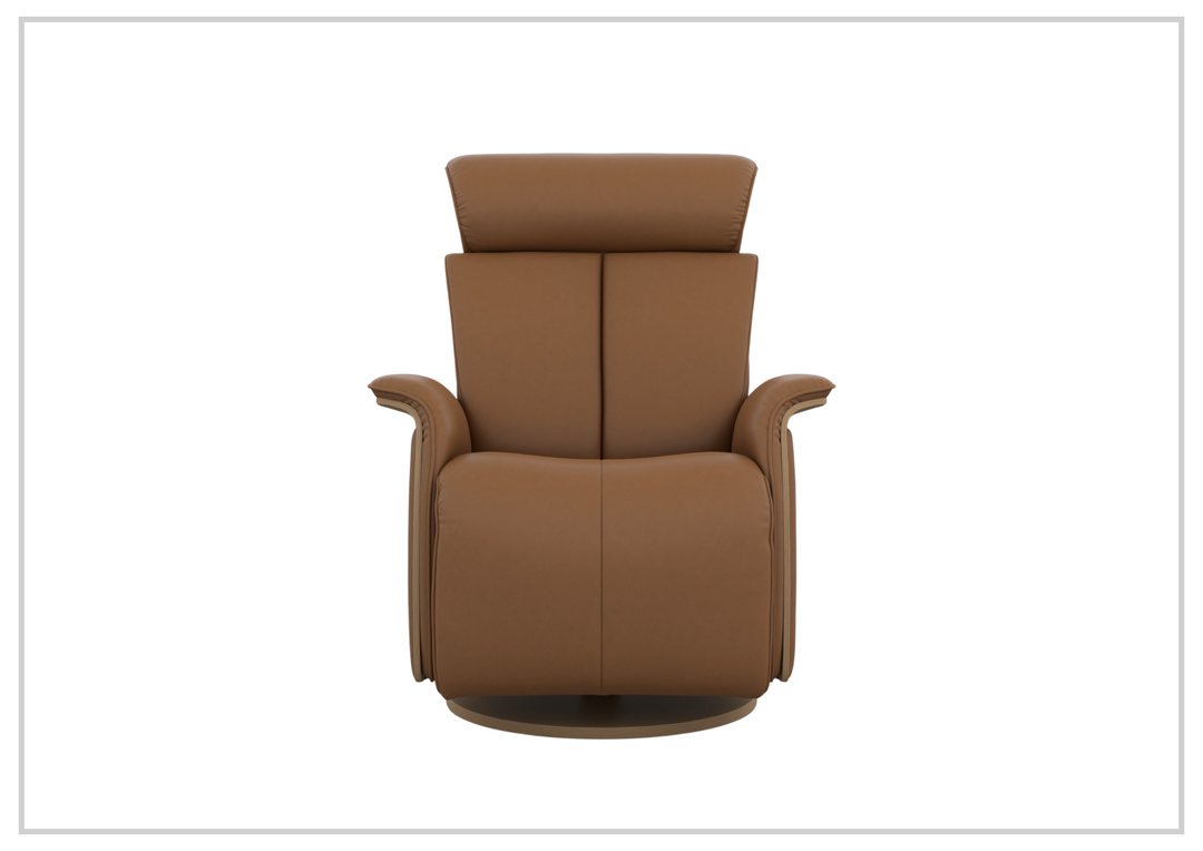 Fjords Jewel Leather Recliner with Swivel and Gliding Function