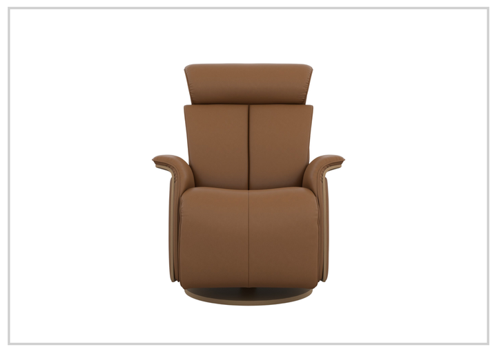 Fjords Jewel Leather Recliner with Swivel and Gliding Function